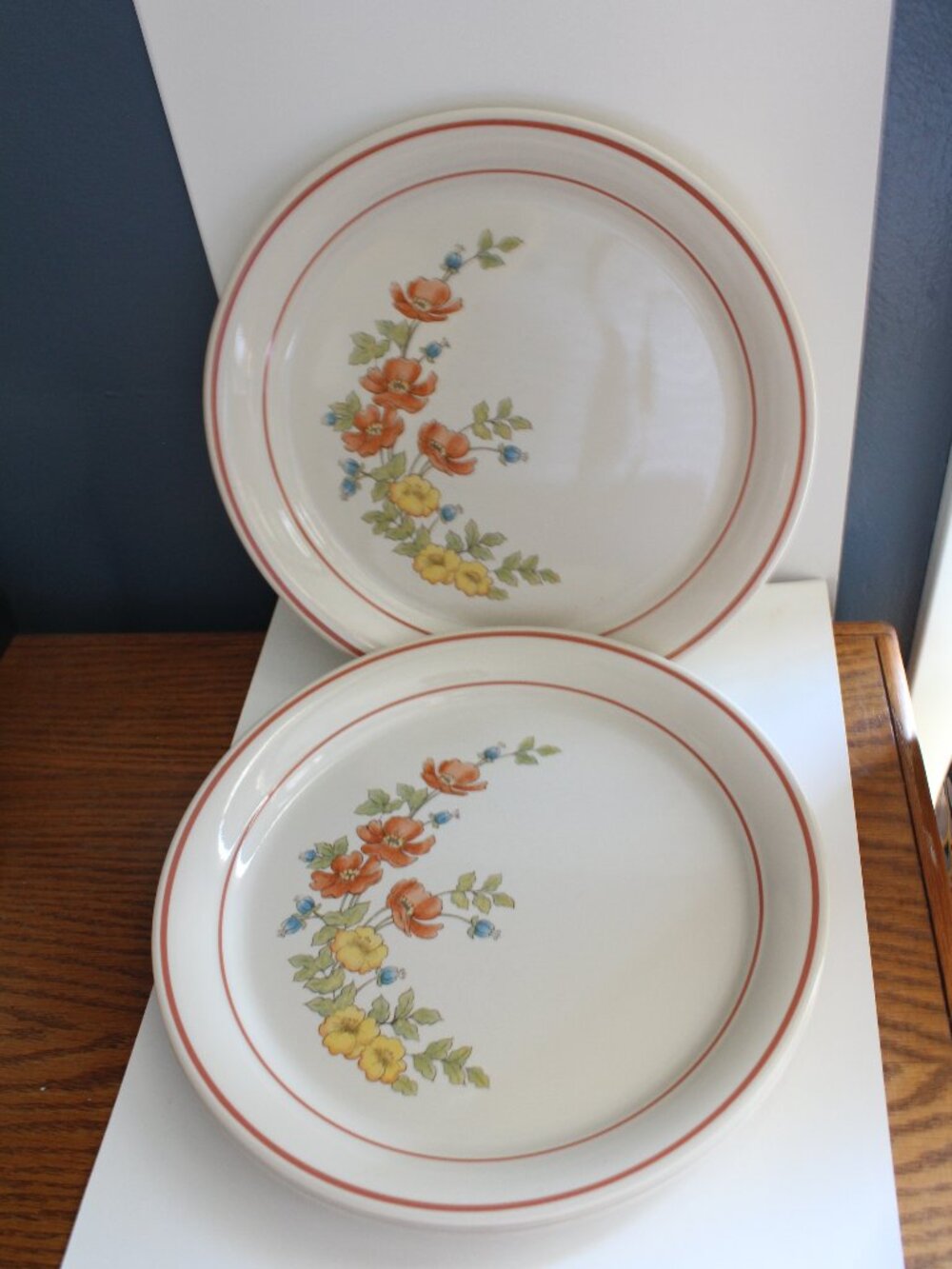 Corelle Royal Garden Lot of 4 Dinner Plates 10.25"